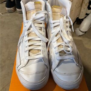 White High-Top Sneakers